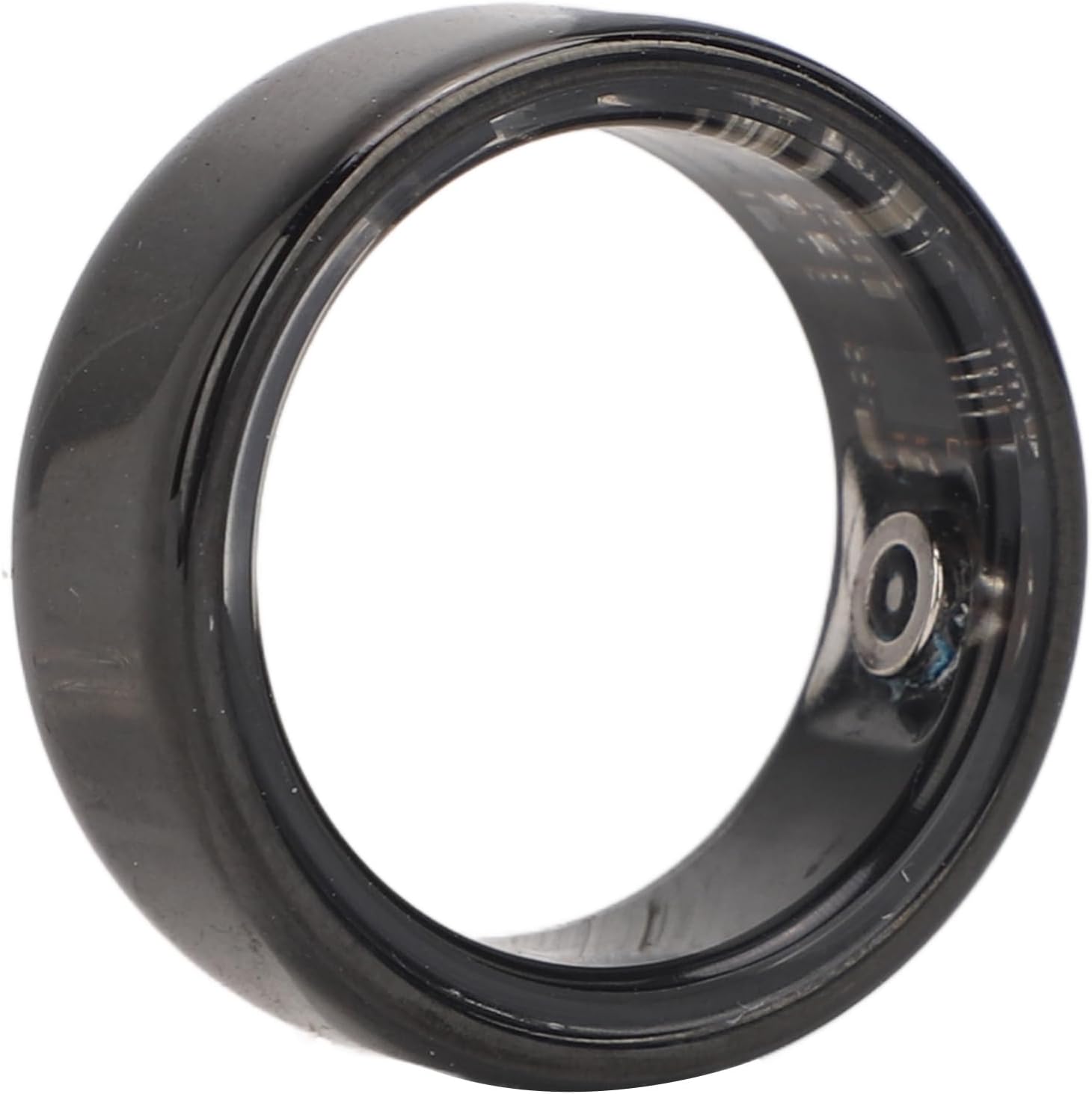 Smart Ring Health Tracker, Long Lasting Batteries Sleep Ring, Waterproof Fitness Tracker, Size First with Size Kit for Men and Women, Black (Size 10)