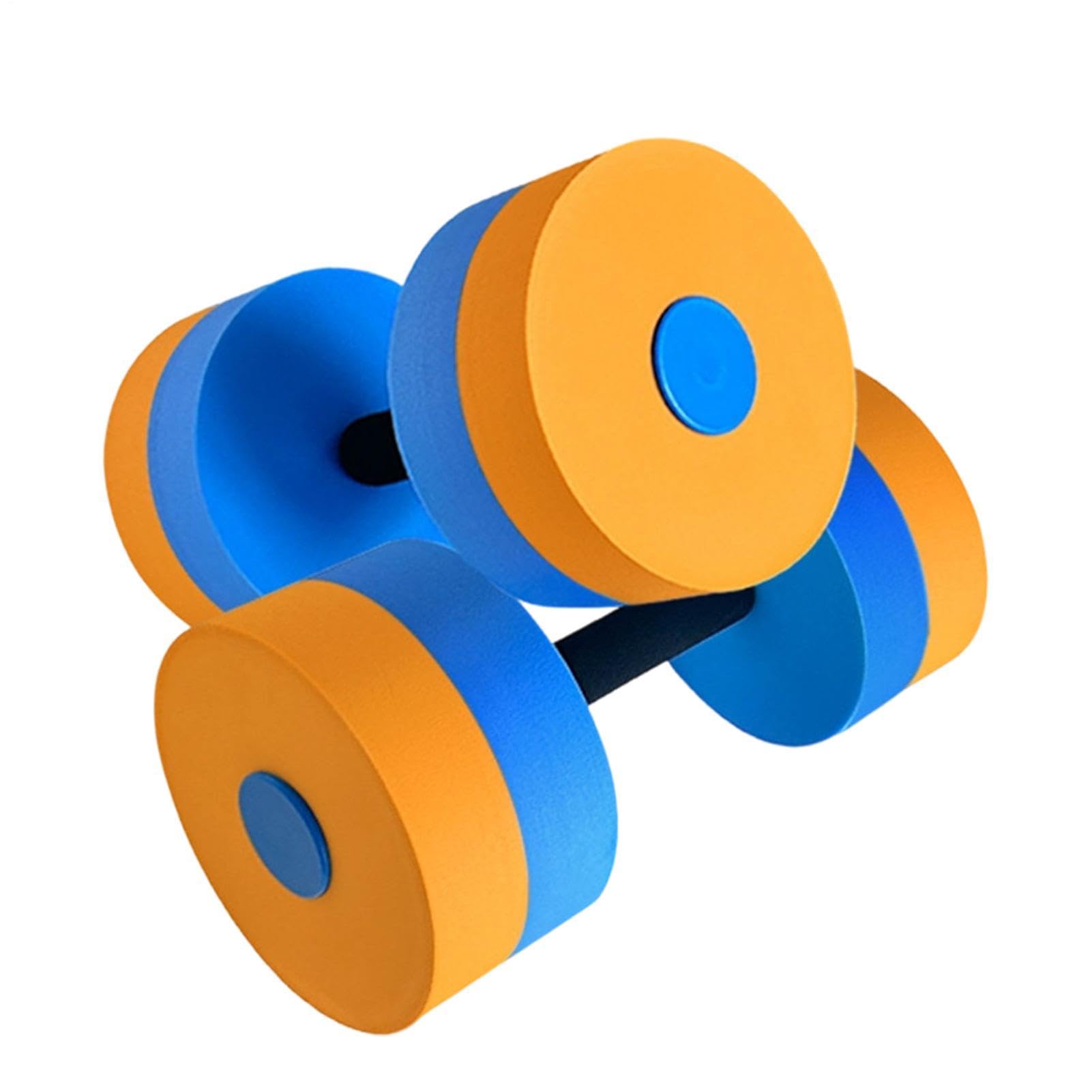 Set Di 2 Manubri Acquagym Piscina, Pesis Acqua Fitness EVA Ad Alta Densità, Bilanciere Acqua Per Esercizi Aerobici, Attrezzature Sportive Waters Per Bambini Adulti Uomini Donne
