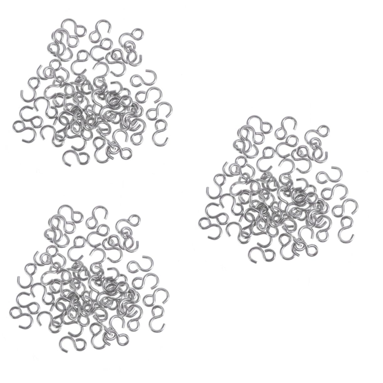 Mini crochets en acier inoxydable Ciieeo 300pcs pour création de bijoux