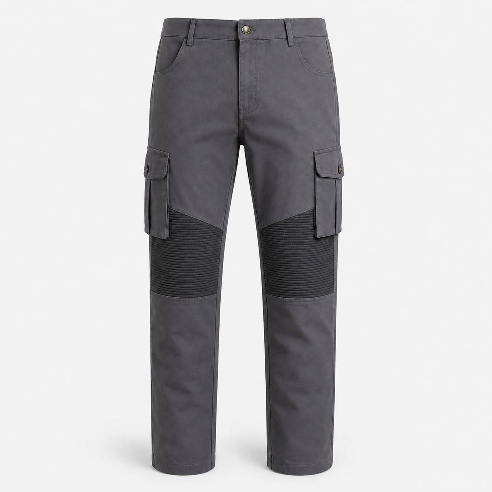 Tuta da jogging da uomo, pantaloni cargo e camicia da lavoro | Con abbottonatura, multitasche, robusto, per giardinaggio, fai da te, all'aperto, leggero, comodo, traspirante