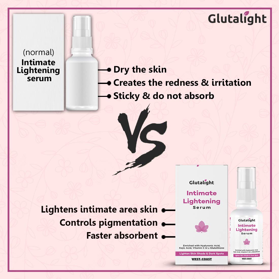 can glutathione lighten private parts Glutalight Intimate Lightening Serum For Lighten Skin Shade & Dark Spots – 30 ml : Amazon.in: Beauty