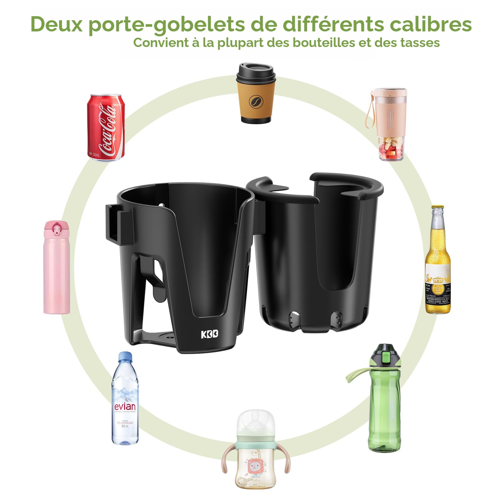 AumoToo Porte-Bouteille d'eau, Universel Support de Cage de Bouteille AumoToo Porte-Bouteille d'eau, Universel Support de Cage de Bouteille