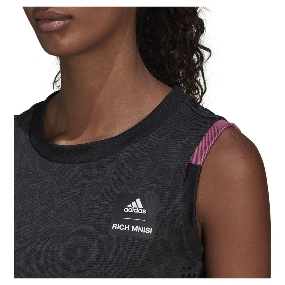adidas Rich Mnisi Tennis Primeknit Canotta da donna, colore nero