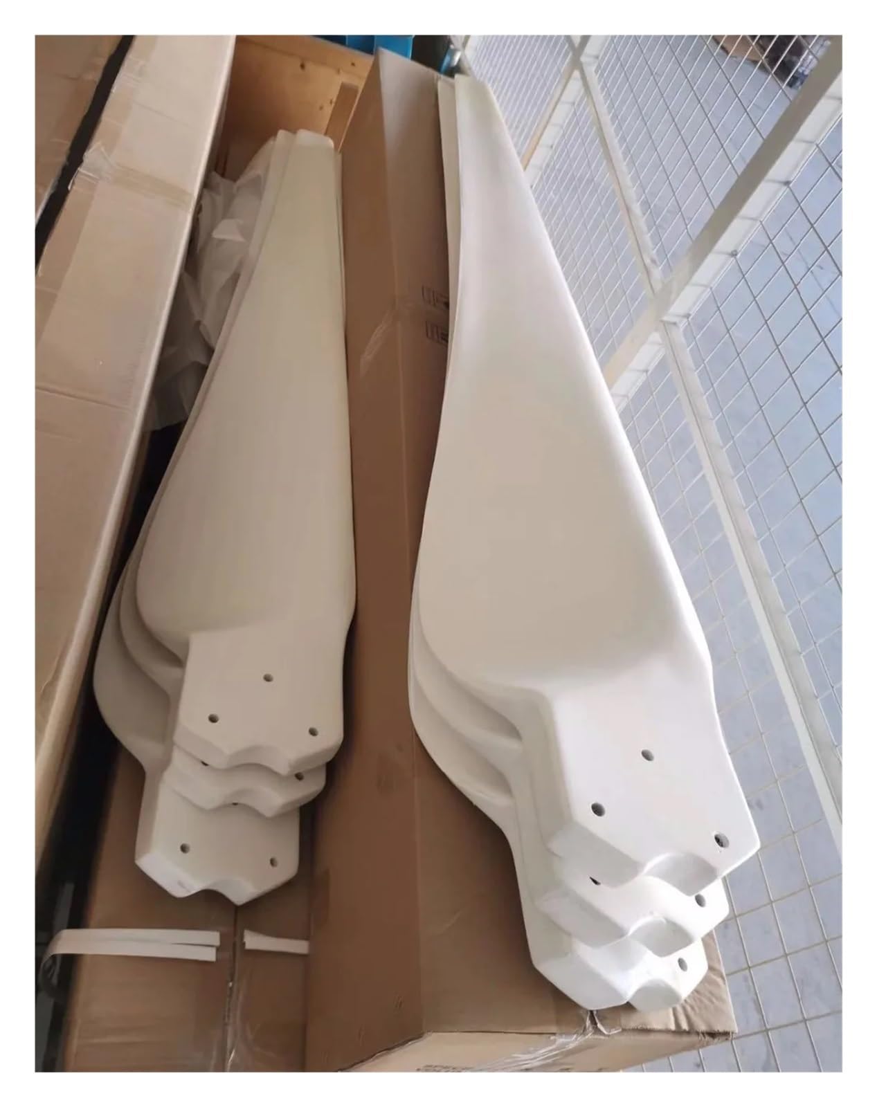 1,4 m,5,95, eje de rueda y capullo fibra vidrio reforzado en blanco for aerogeneradores horizontal 2 kW 8 o turbinas eólicas bricolaje(1.35m wheel hub)