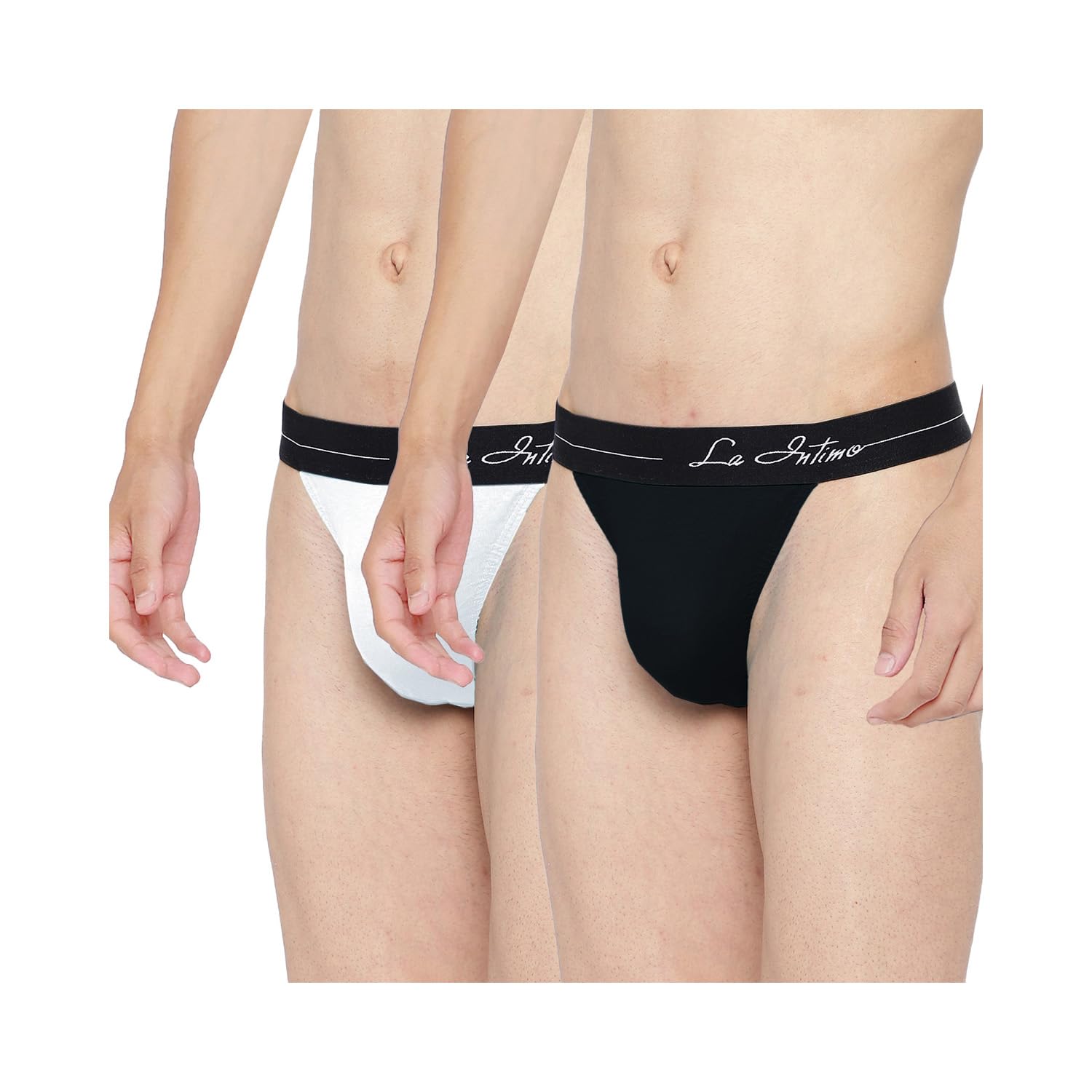 la intimo Cotton Prime Thongs for Men Innerwear | Antimicrobial Underwear for Men (Pack of 2)-picture-35
