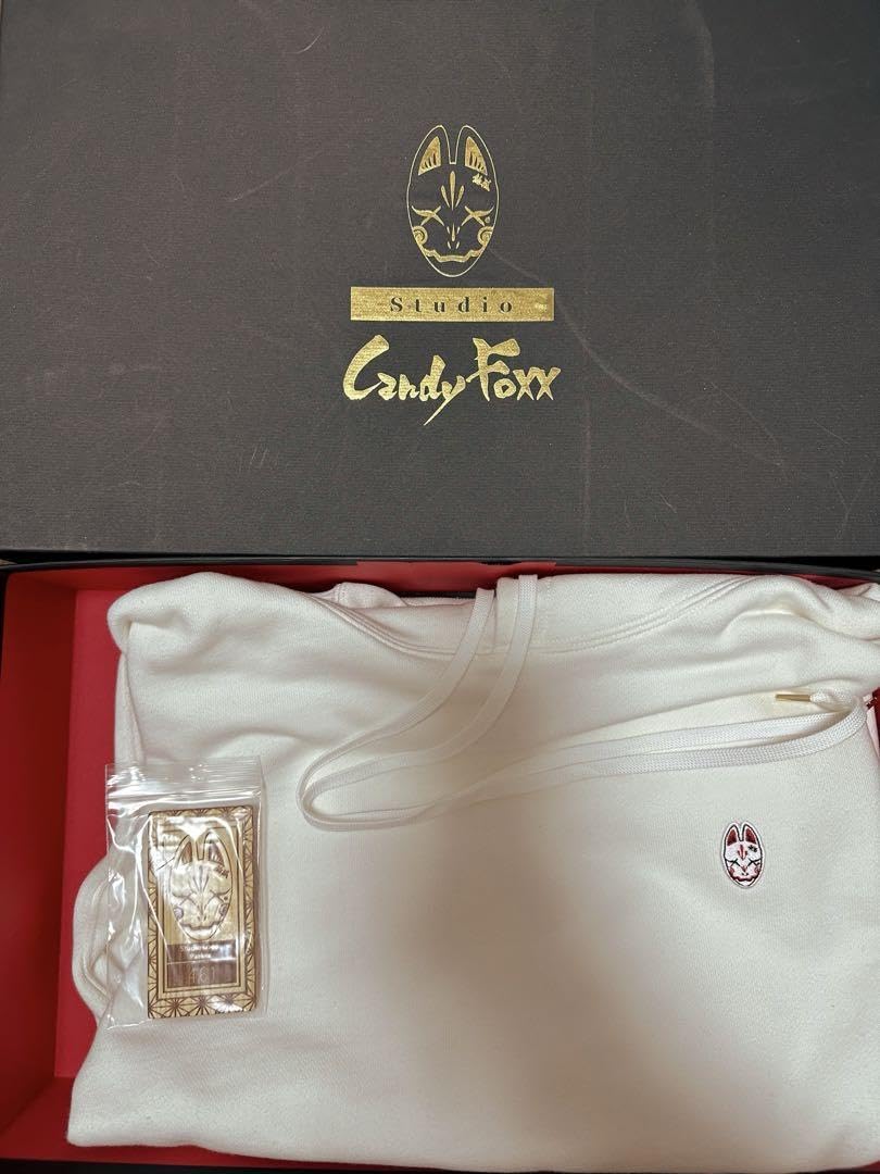 Candy Foxx ( レペゼン地球 ) パーカーM 白studio