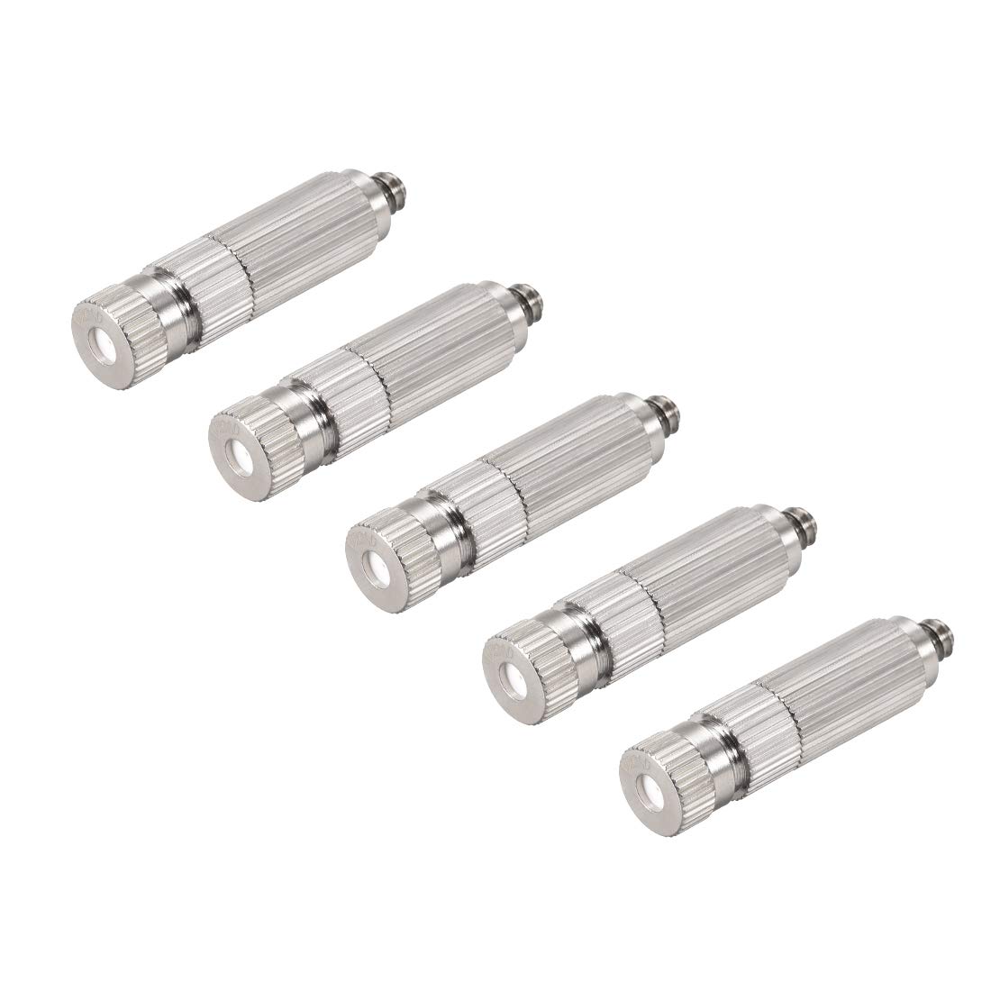 SOHNVWTGD Brass Misting Nozzle 0.2mm 0.008inch Orifice 10/24 UNC Male Thread 5Pcs