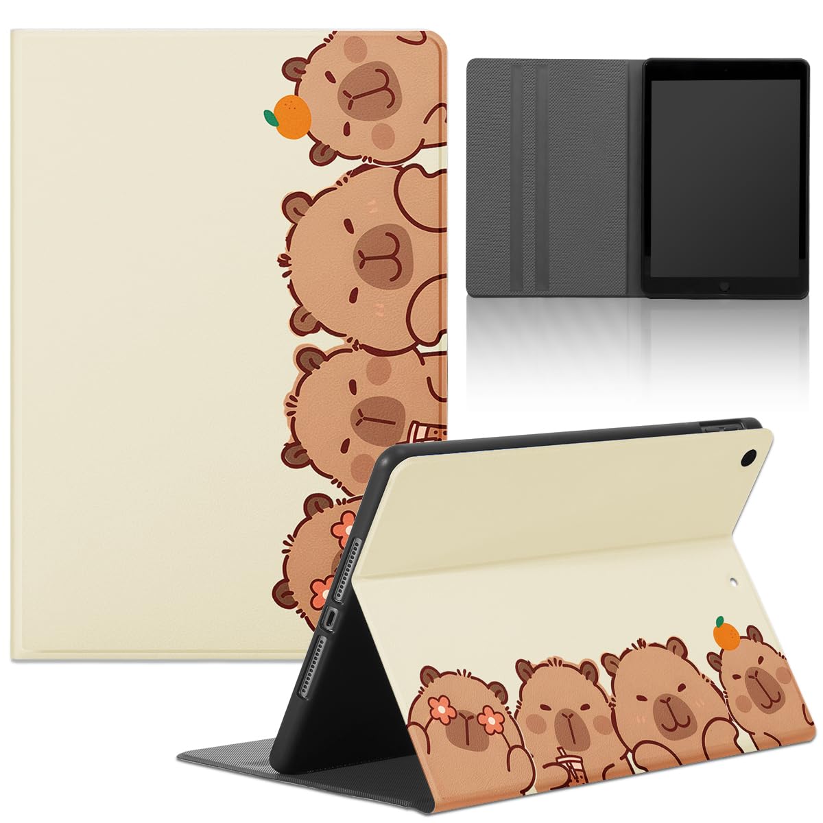 Custodia Kawaii Per Lenovo Tab M11 2024 Con Leone Anime - Cover PU Flip Con Supporto Multi-Angolo E Interno Morbido - Leggera E Sottile - 5