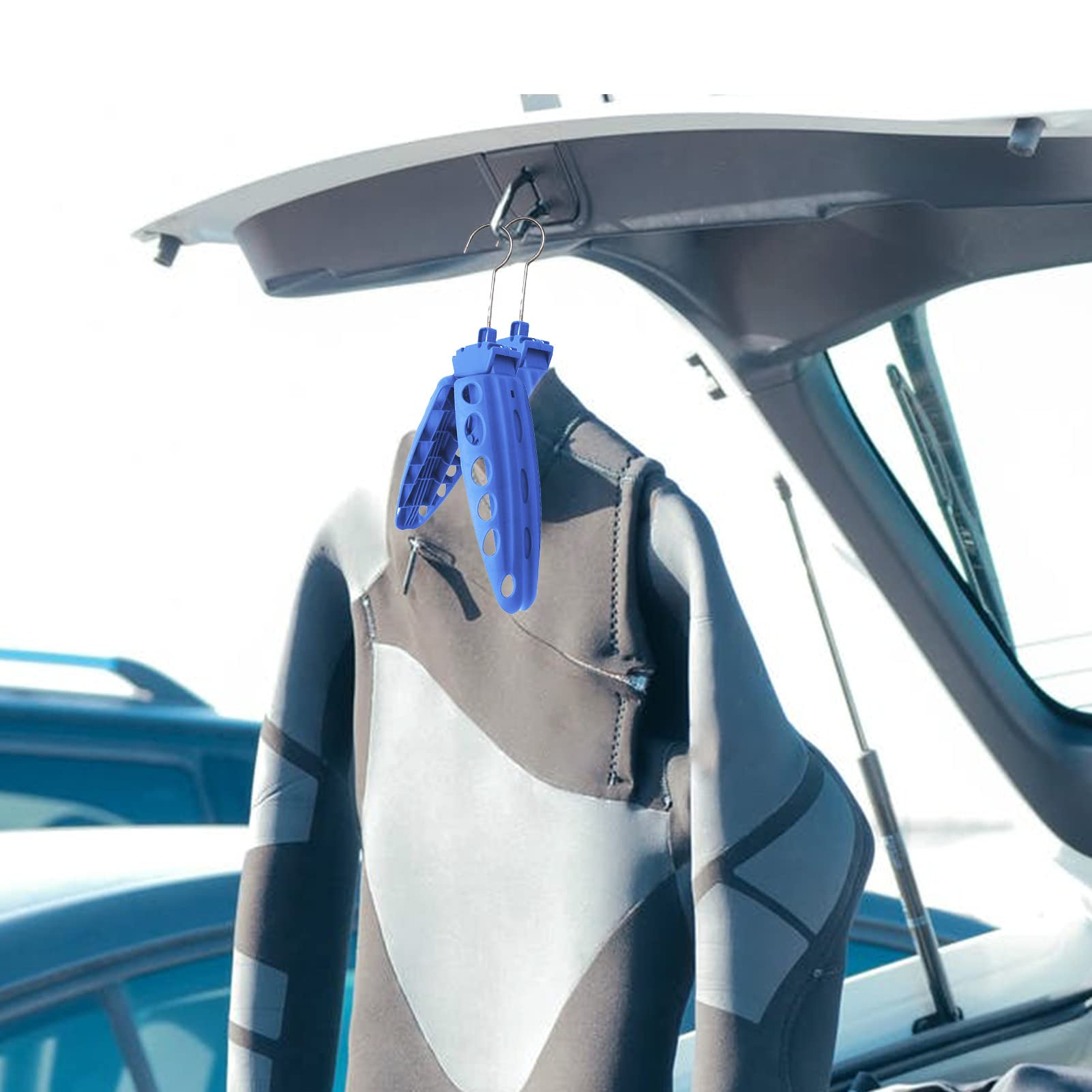 Perchas para neopreno - Traje seco, botas buceo, zapatos colgadores | Perchas plegables para trajes surf, accesorios buceo, percha ventilada plegable