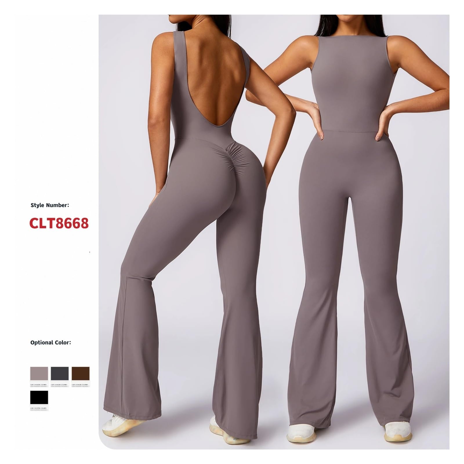 Body de Yoga sin Espalda Mono Deportivo Sexy con Espalda En V For Mujer, Conjunto De Gimnasio, Traje Yoga For Entrenamiento, Monos Fitness para Yoga