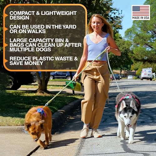 Neater-Pets-Lift-N-Bag-Trap-Door-Dog-Pooper-Scooper-with-Bag-Attachment-for-Small-to-Large-Breeds-60-Refill-Bags-Heavy-Duty-Dog-Poop-Scooper-for-Yard-Walks-One-Handed-Operation-Direct-to-Bag Neater Pets Lift N Bag Trap Door Dog Pooper Scooper with Bag Attachment for Small to Large Breeds 60 Refill Bags Heavy Duty Dog Poop Scooper for Yard Walks One Handed Operation Direct to Bag