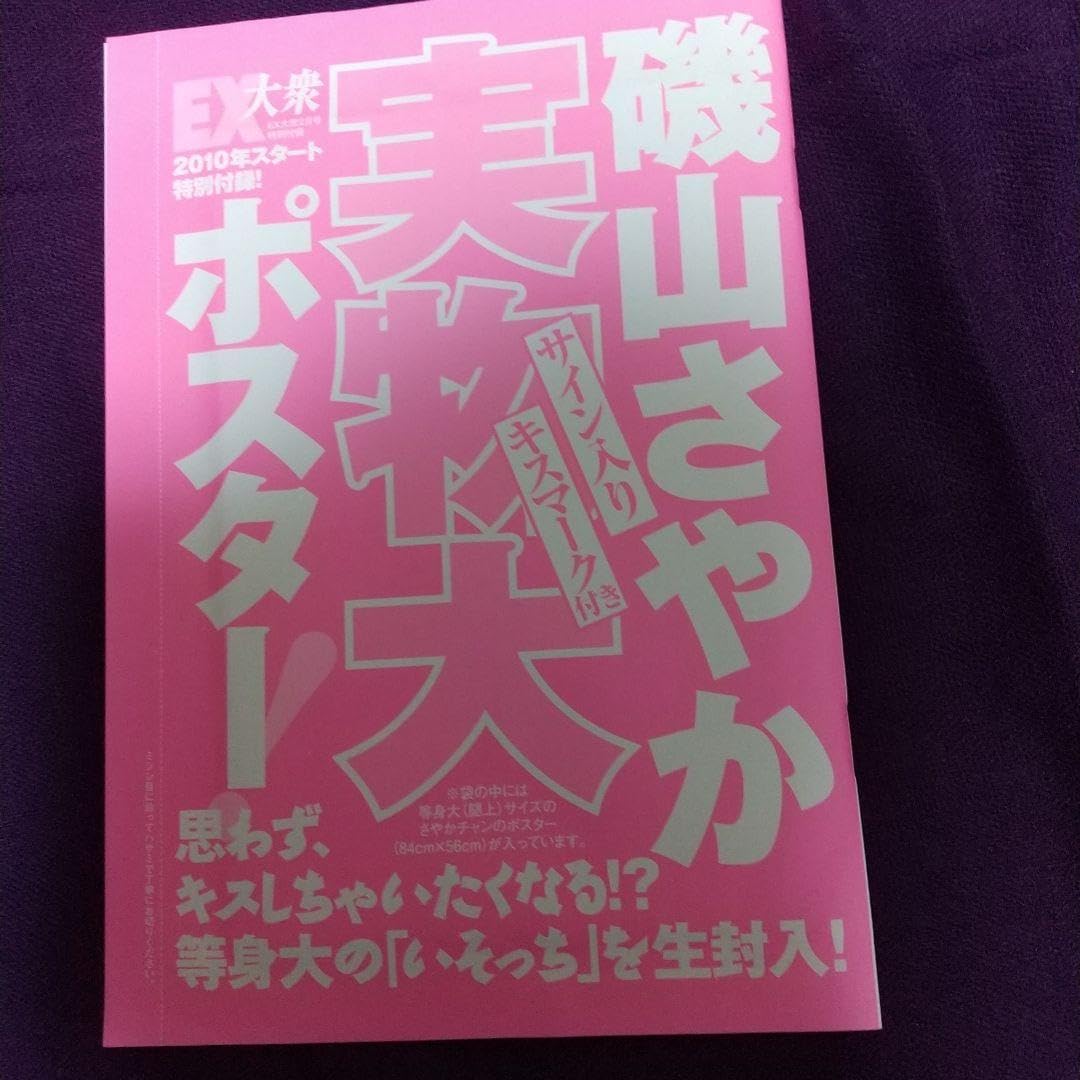 Amazon.co.jp: 磯山さやか 実物大ポスター 2種 雑誌付録 : おもちゃ