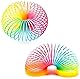 Damaiyyy Rainbow Spiral Springs Spielzeug Spirale 4 Stück Kinderspielzeug Spirale Treppenläufer Sprungfeder Spielzeug Treppenläufer Spirale Regenbogen Spirale für Kinderpartys,Geschenke,Partypacks