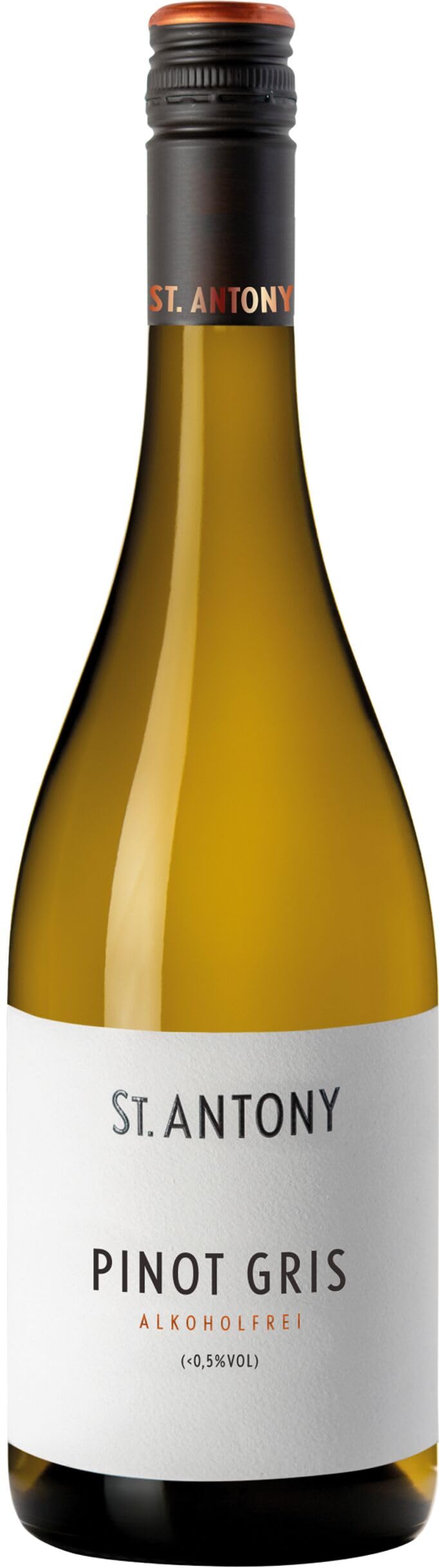 St.Antony - Pinot Gris alkoholfrei [Enthält weniger als 0,5% Vol. Alkohol] (1 x 0.75L)
