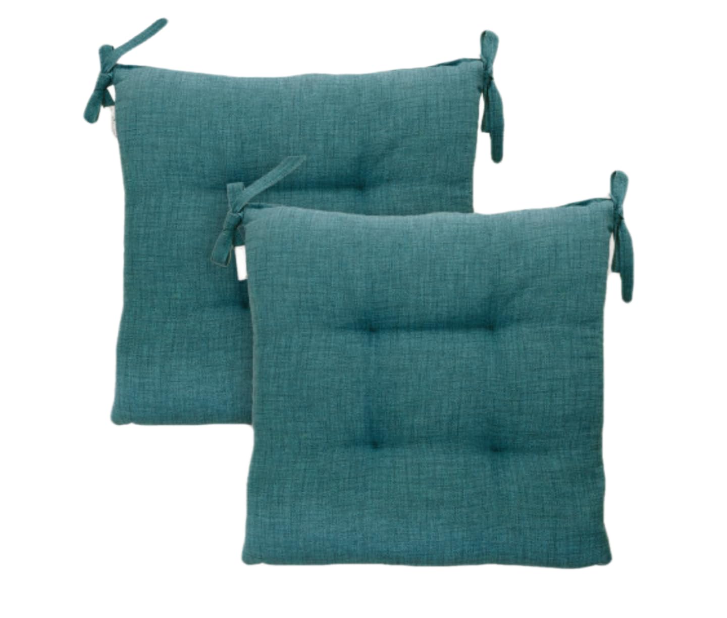 Set 6 Cuscini Sedie 40x40cm - Coprisedia Imbottiti Con Lacci, Trapuntati E Lavabili - Foto 7