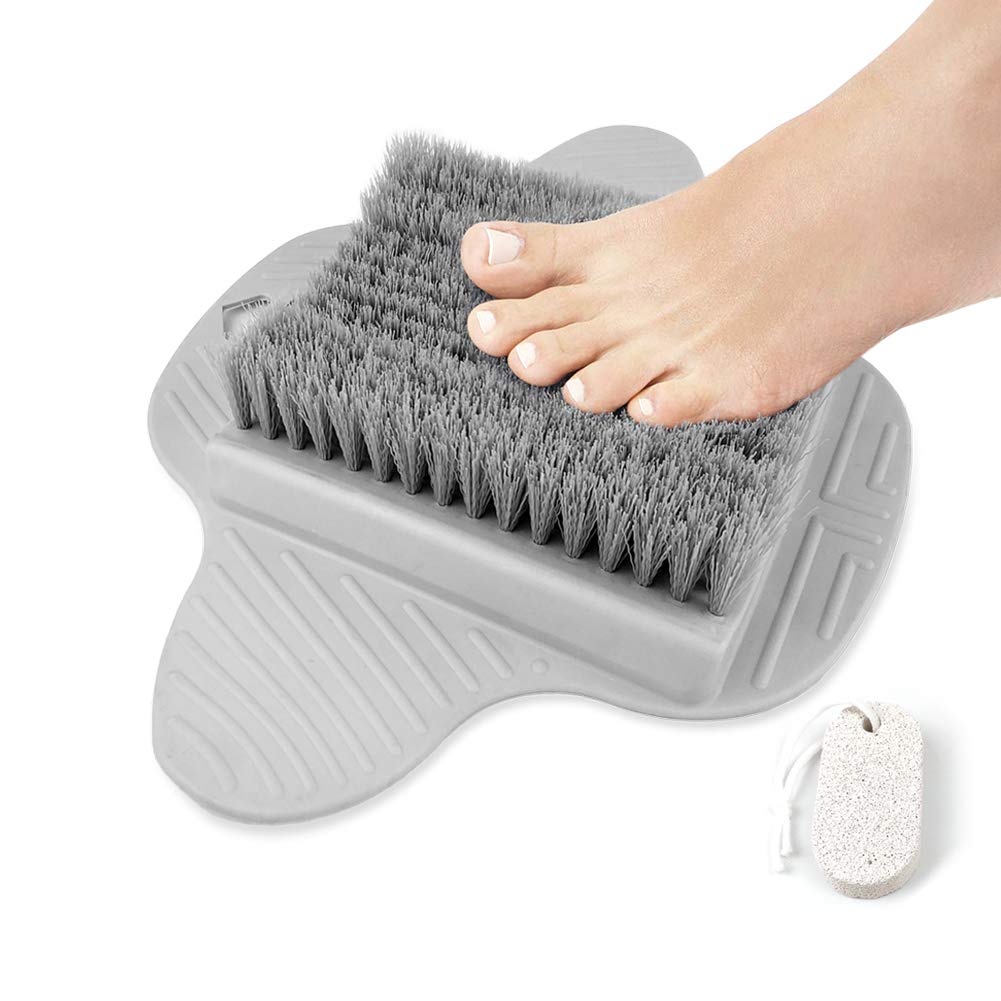 Foot Scrubber Brush - Foot Scrubber Brush, Exfoliating Feet Cleaner Scrub Massager Spa for Men and Women - Feet Massage Cleaner with Floor