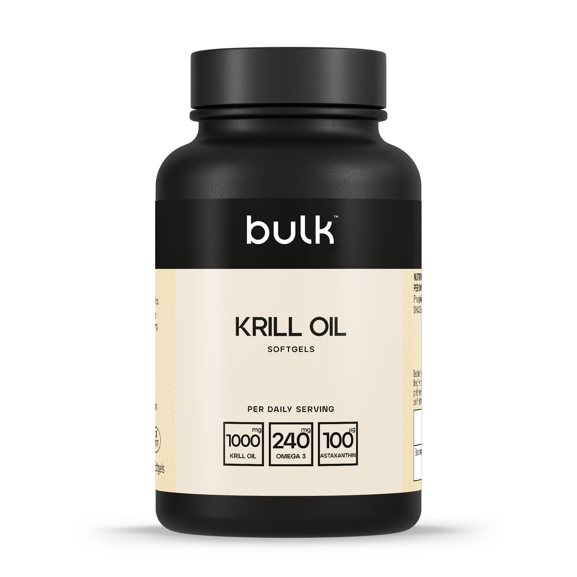Bulk Omega-3 de Aceite de Krill en cápsulas blandas, 500 mg