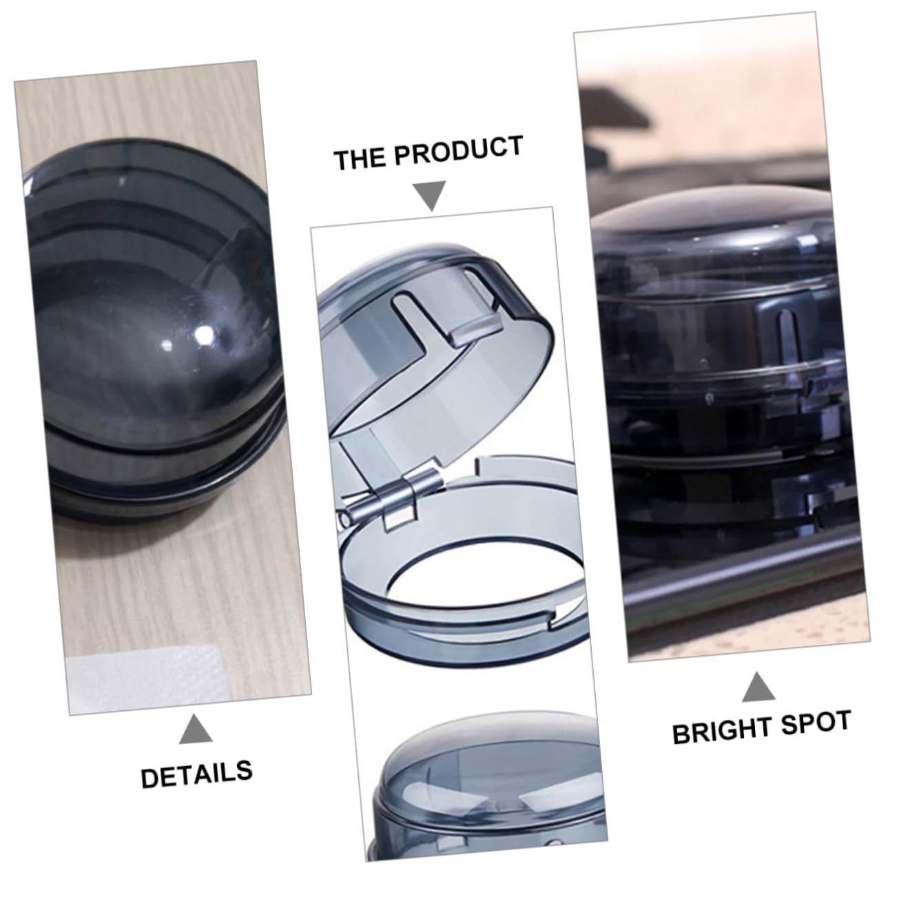 Gogogmee 6Pcs Gas Stove Knob Covers Safety Protection for Kitchen Heat Resistant Safety Cases Durable Guards for Stoves Ovens and Grills Easy One Handed Operation