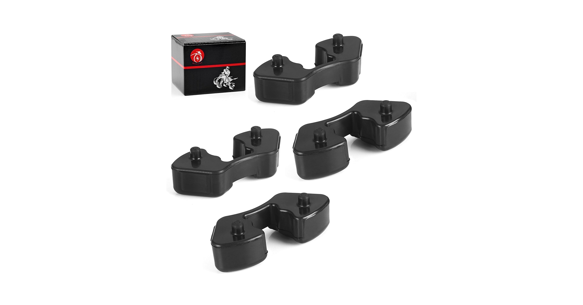 Amazon.com: 4Pcs Rear Wheel Rim Rubber Hub Shock Dampers Set for