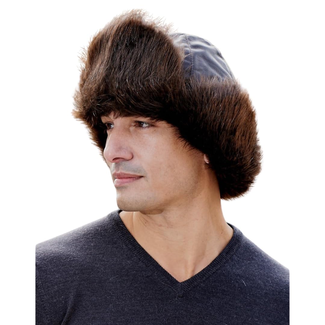frr Long Hair Beaver Trapper Hat (US, Alpha, Medium, Brown)