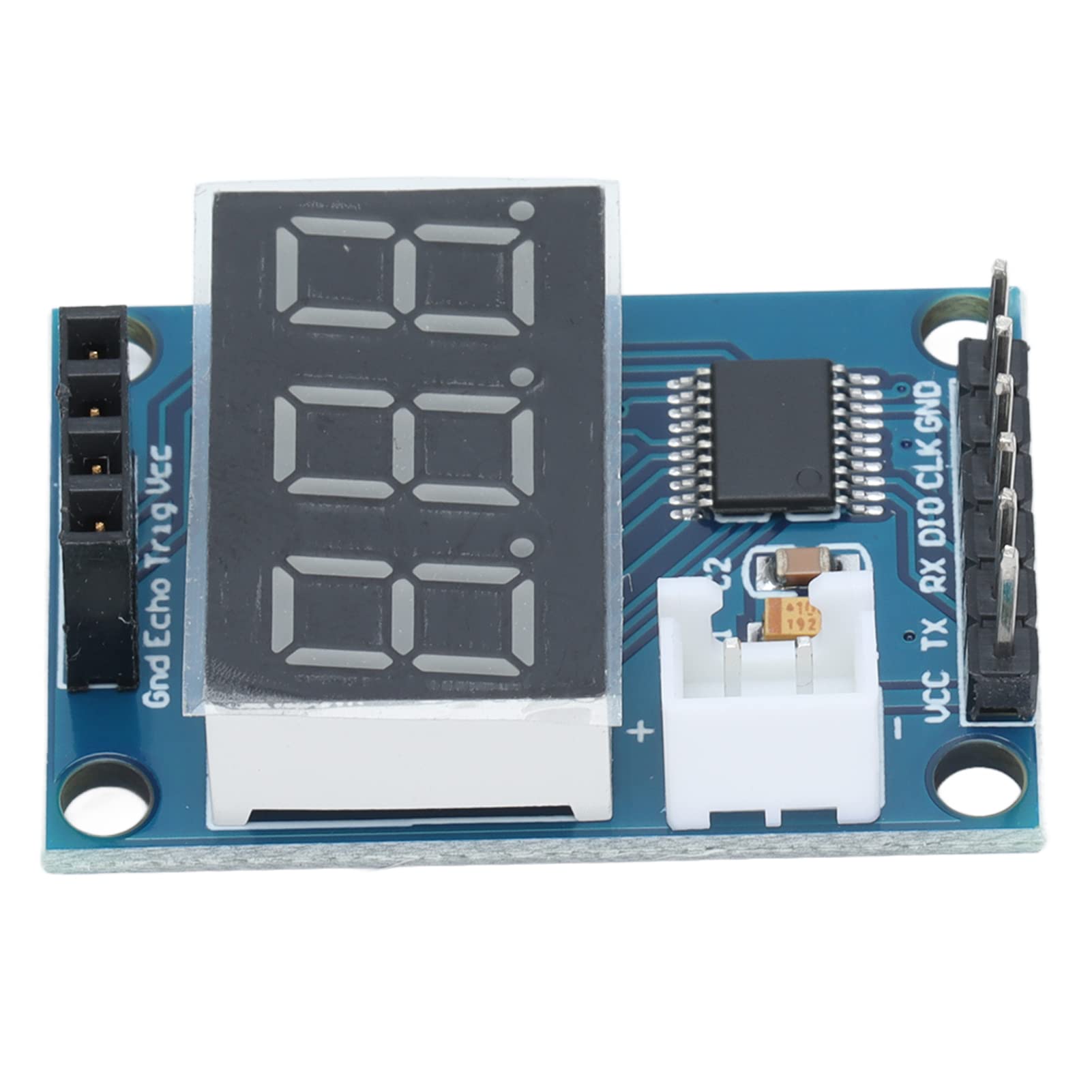NIMMZ COLLECTION Ranging Sensor Board, 3cm-400cm Digital Display STM8S Chip Ultrasonic Measuring Module Serial Port Output 5V for Measurement-image-30