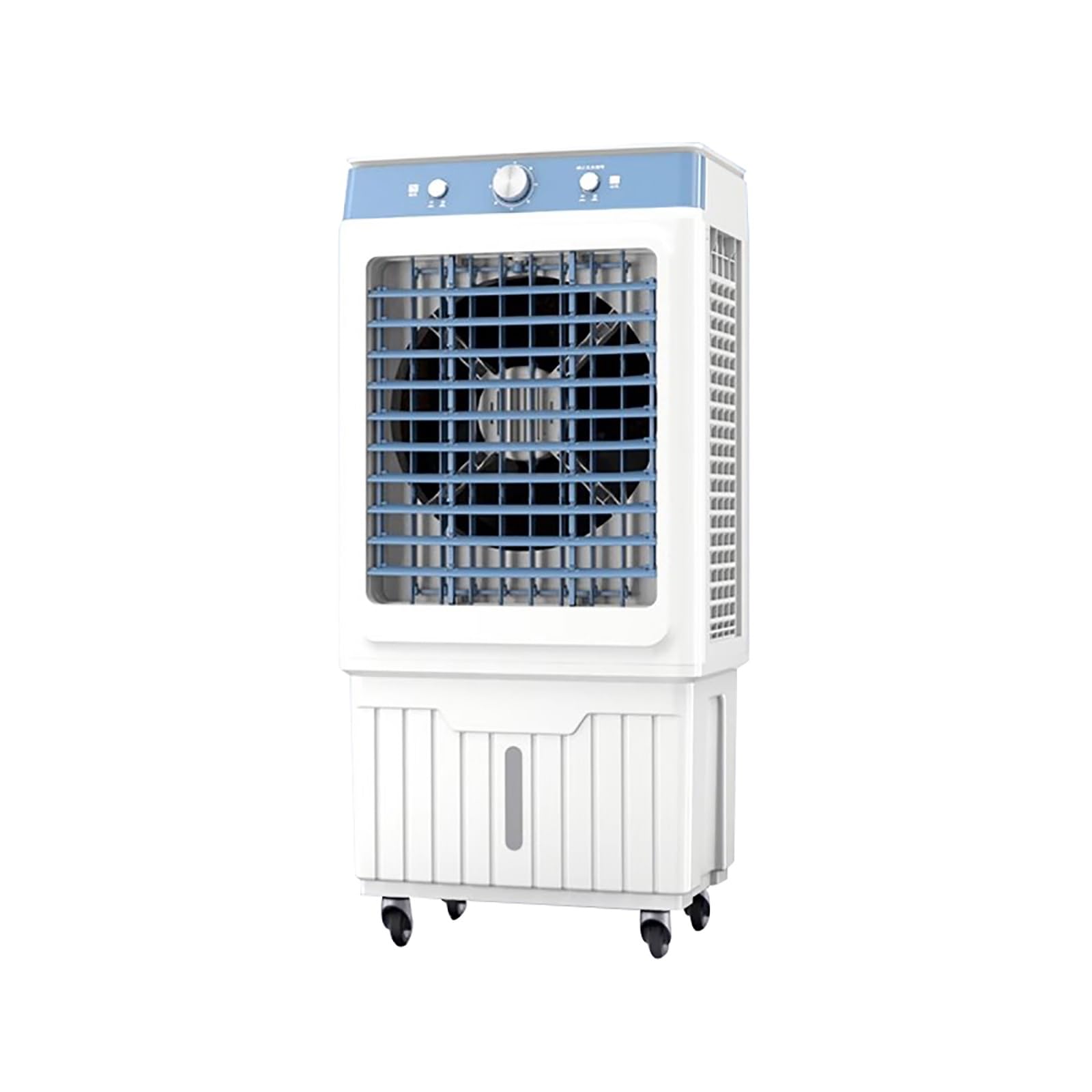 Gtzly Portable Evaporative Air Cooler for Bedroom, Swamp Water Cooling with 20-40L Water Tank, 3-Speed, 120° Oscillation, for Home & Office