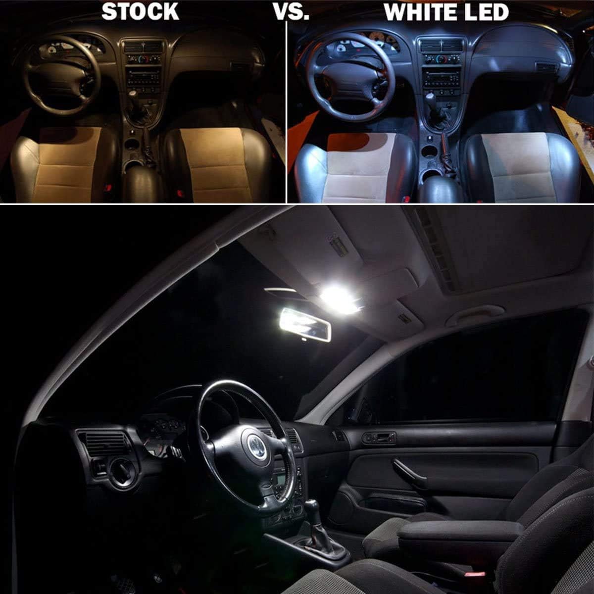 SEALIGHT DE3175 LED Interior Dome Light Map Bulb 4014 Chipset Canbus Error Free DE3021 DE3022 Festoon 31mm Bulbs 6000K White
