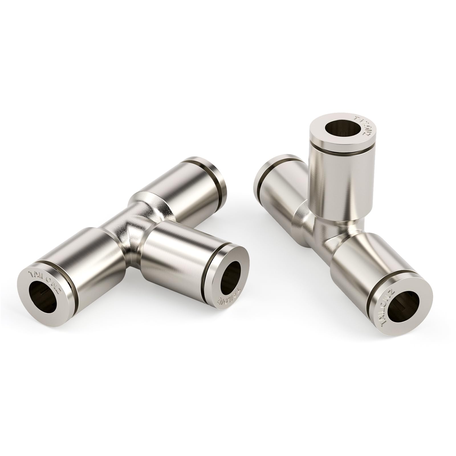 Accesorios de aire de 5/32 push to connect con tee recta antigoteo