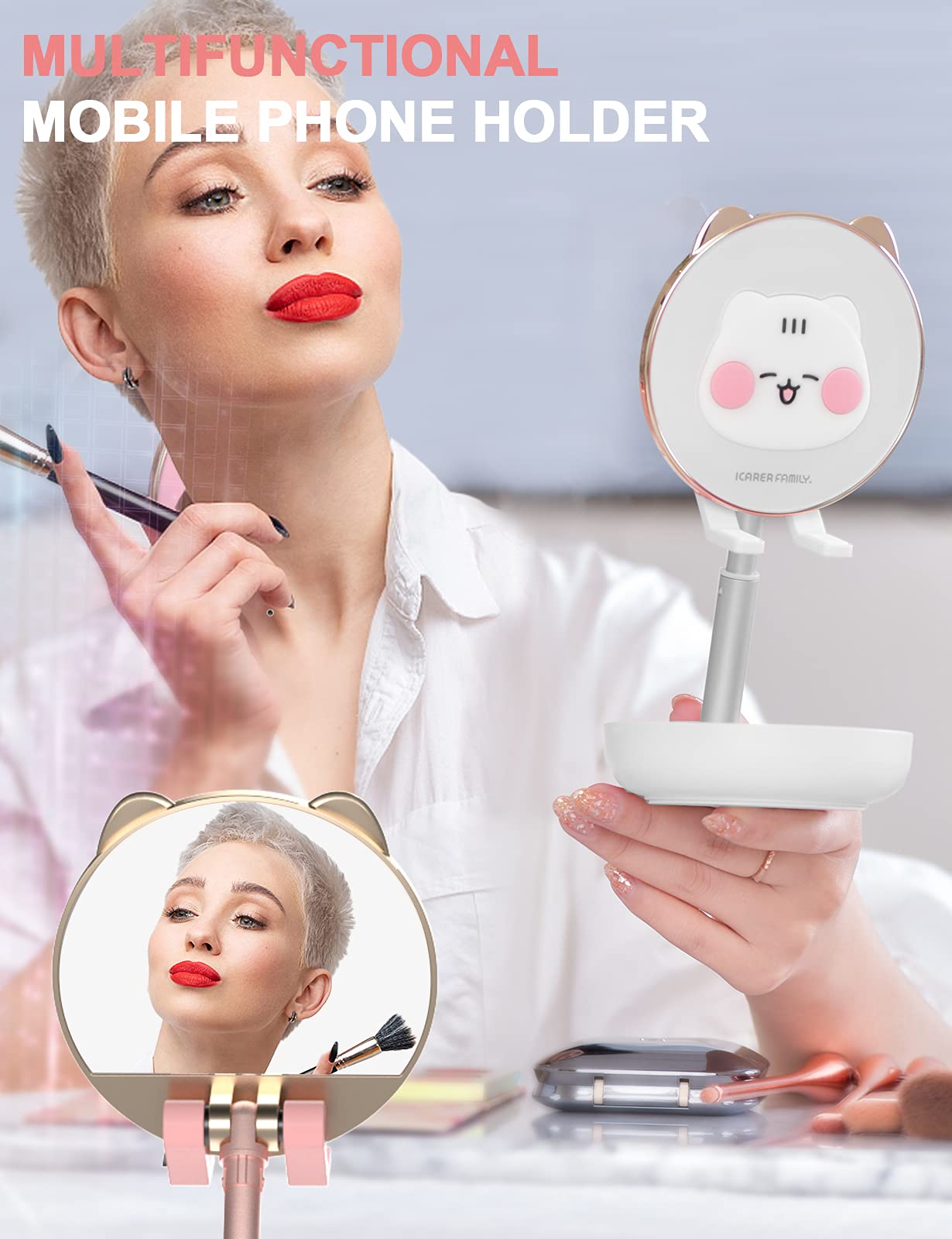 Support De Tablette Téléphone Réglable Pliable, Support Téléphone