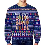 bwdbhd Men's Christmas Climax Sweater - Funny Humping Reindeer Ugly Christmas Sweater Hoodies for Men Graphic zyoptiop