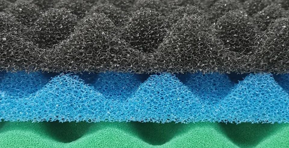 Repuestos de espuma para filtro de estanque 43 x 21 x 1 pulg miniatura 6