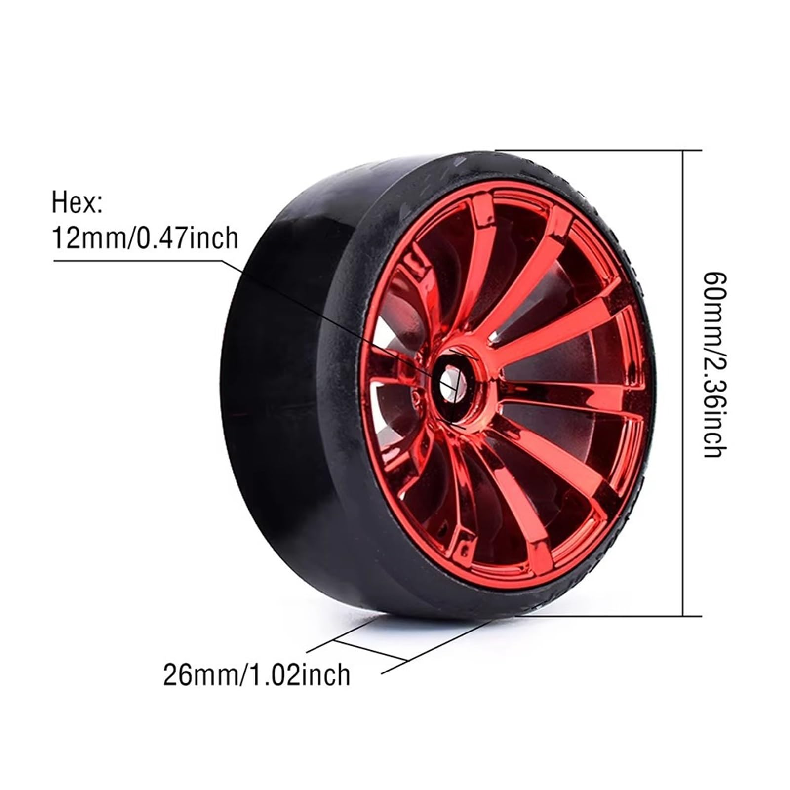 Amazon | RCビードロックタイヤパーツ For Traxxas For D4 For HSP For