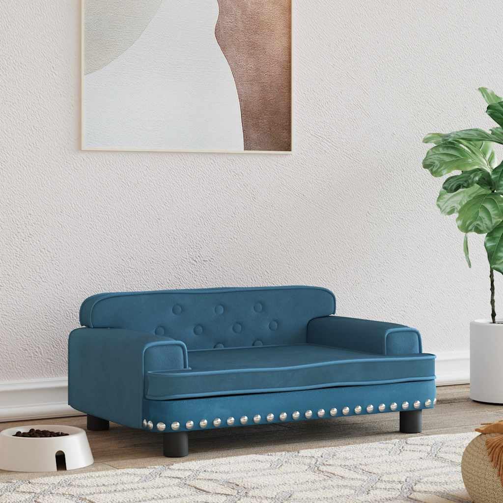Cuccia per cani, 70 x 45 x 30 cm, in velluto con morbida schiuma, fondo antiscivolo, comodo cuscino per dormire, design delicato sulle articolazioni, ideale per cuccioli, anziani e animali