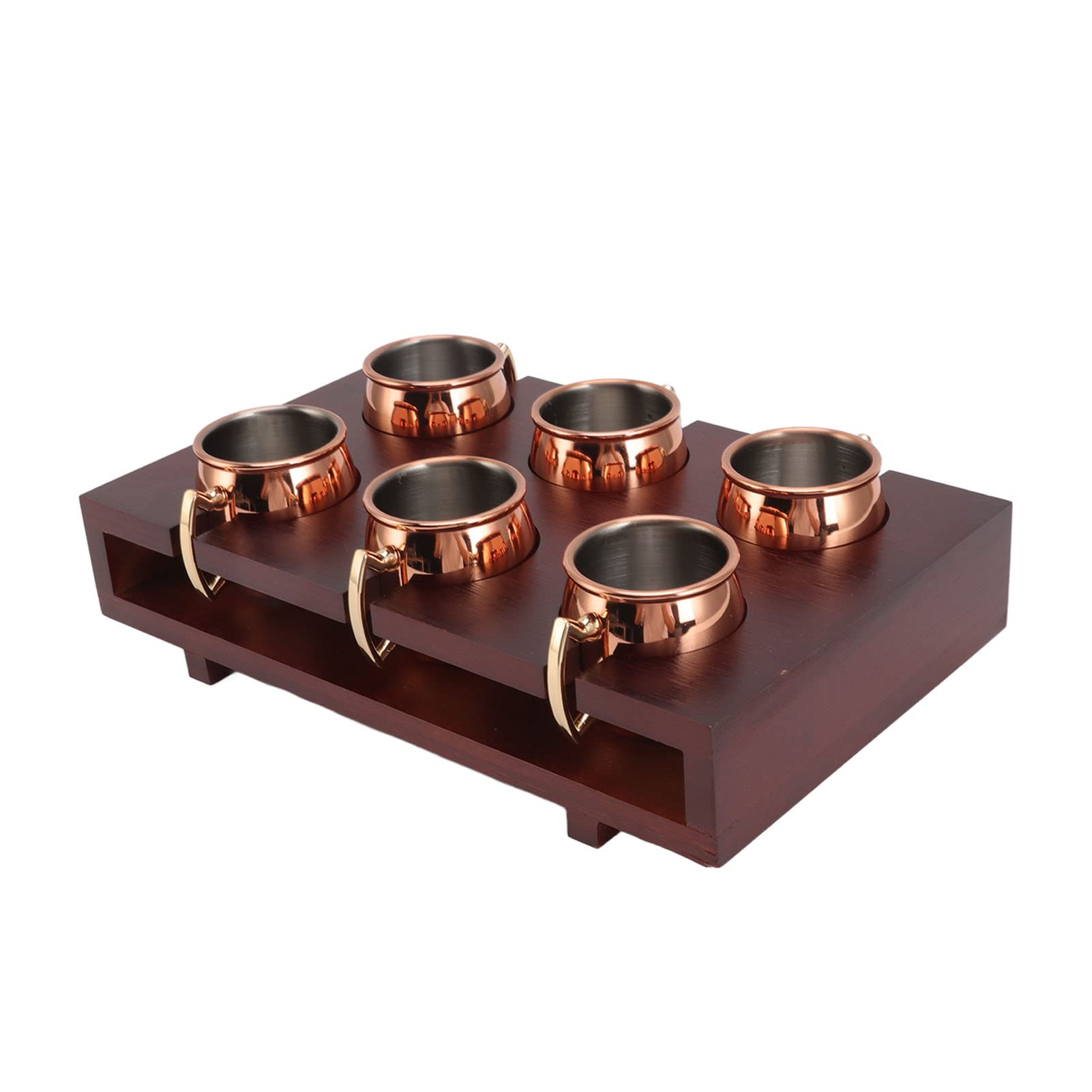 Tazas de Mulas establecidas por corrosión fácil Limpieza fácil de 2 oz Taza de cóctel de Moscú con Barra de Estante