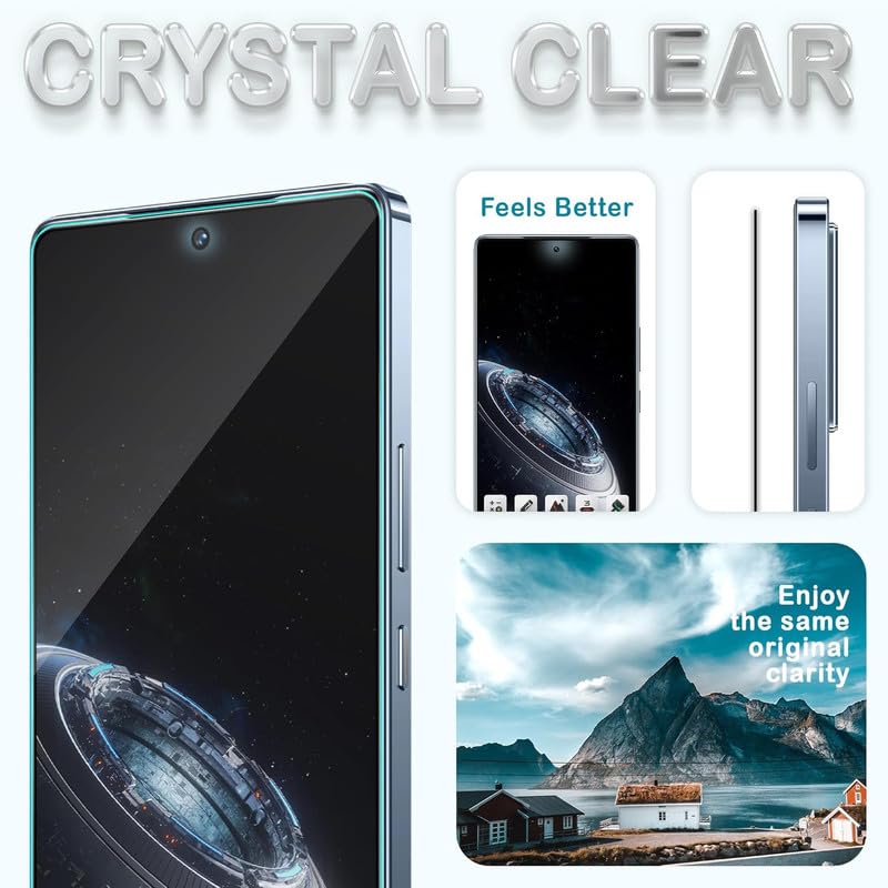 Image of Edge-To-Edge Protector Screen Tempered Glass For Infinix Gt 20 Pro 5G Cellphone With Easy Installation Kit