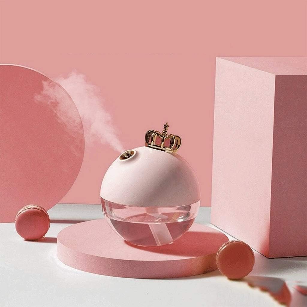 Humidifiers Humidifier 320ml Portable Mini USB Desktop Humidifier Suitable for Automobile Bedroom Tourism Bureau Warm Night Light 30 Decibels Silent 2 Spray Modes for Home