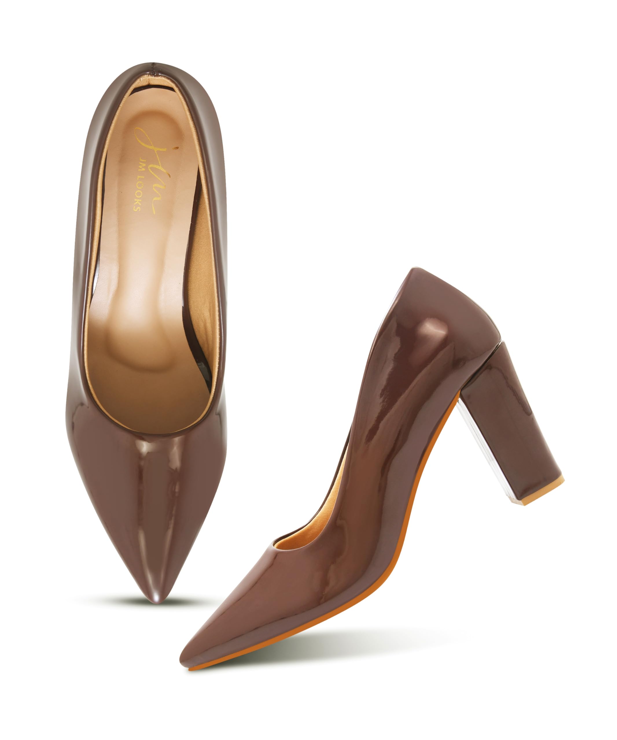 Classic Pointed Toe Block Pumps Featuring A Sturdy High Heel For Ultimate Stability And Style-image-35