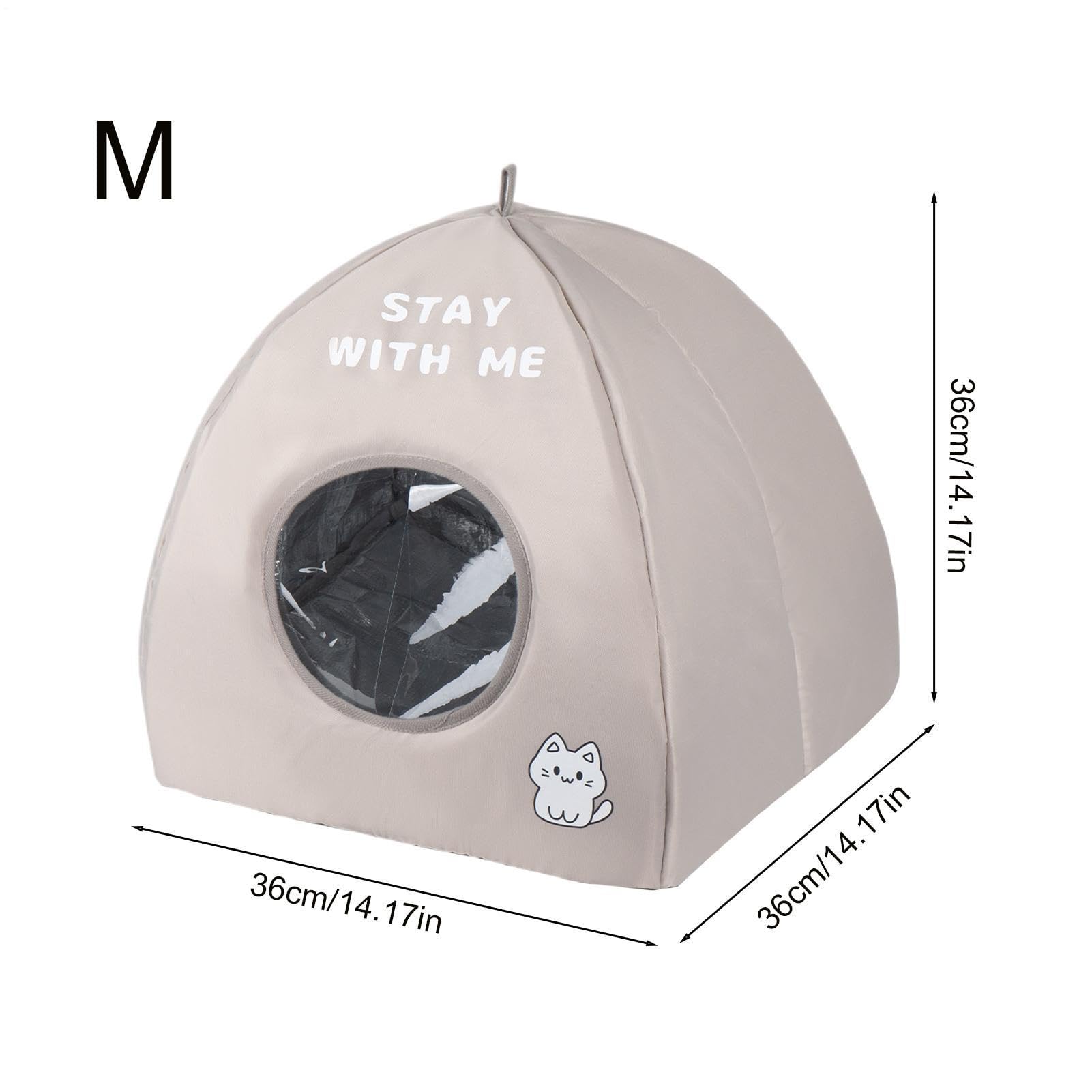 Cooling Cat House, Cool Kitten Shelter with Insulated Foil Lining Cooling Dog House Outdoor Portable Style, for Apartment Home Office Bedroom Living Room Study Patio Daily Comfort Use