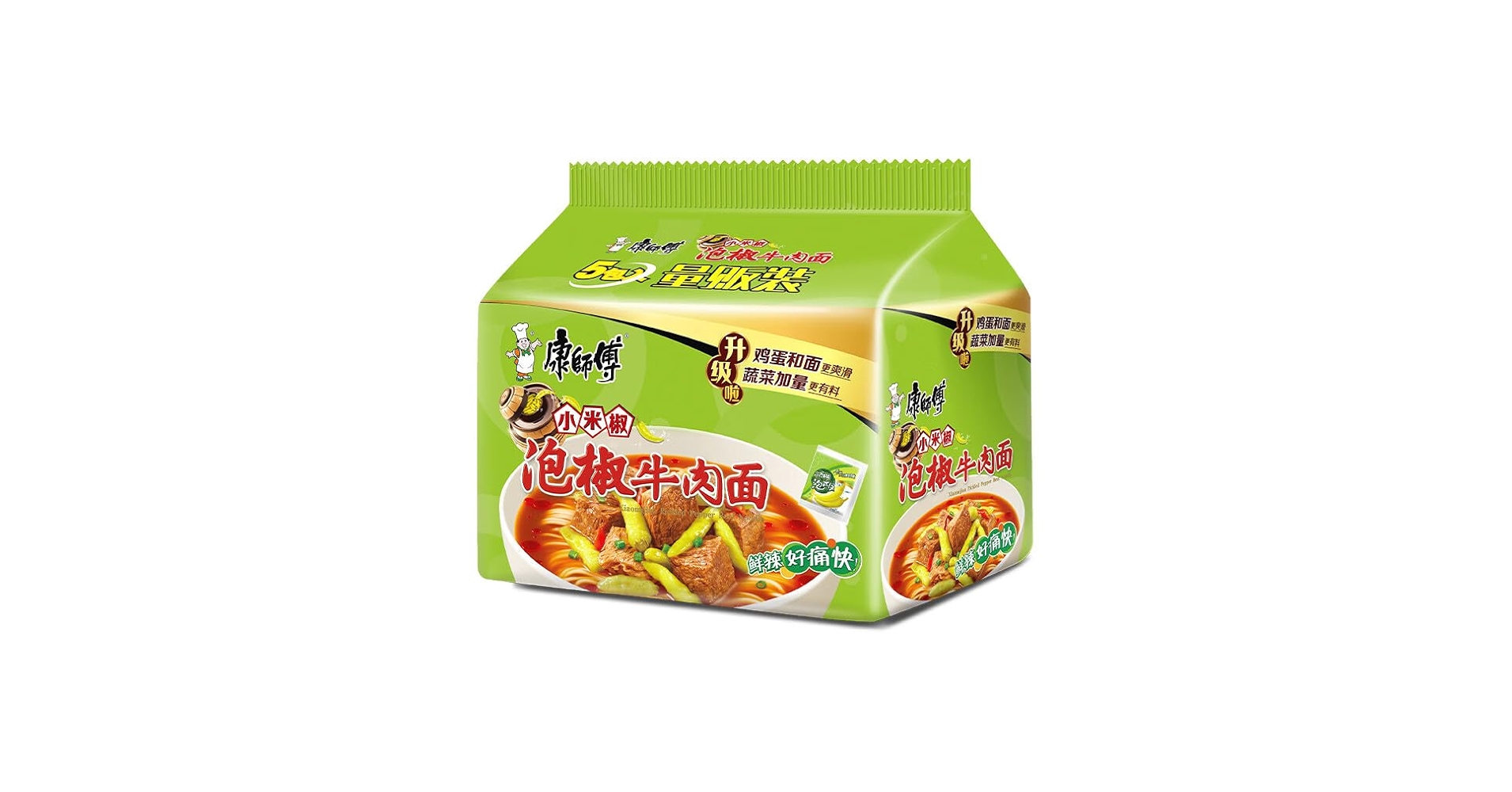 Amazon.com : Chinese food Instant noodles 康师傅方便面泡椒面