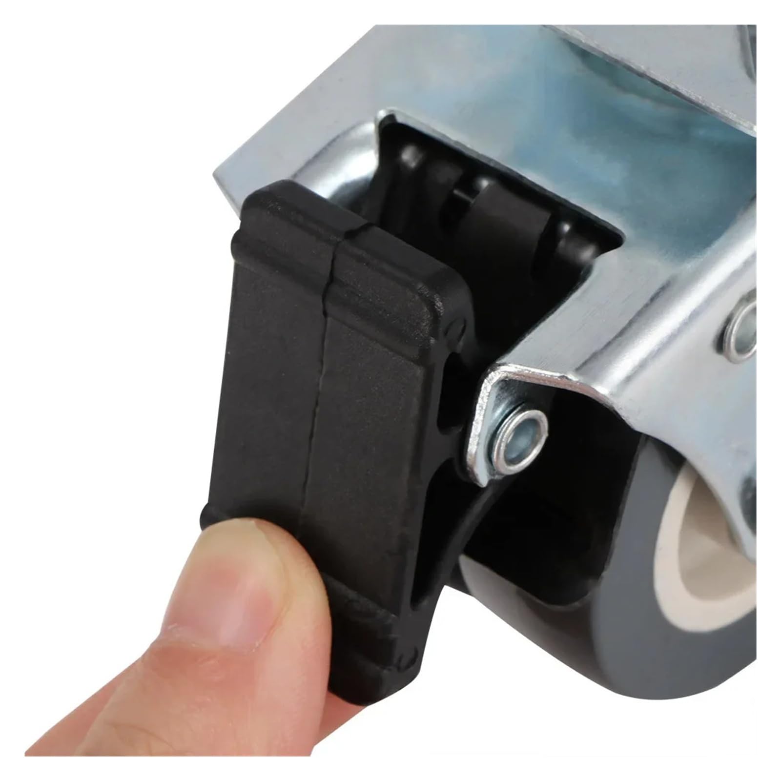 4 Stück/Set Hochleistungs-Lenkrolle mit Doppelrädern | 50 mm mit Bremse for Trolley-Möbelrollen