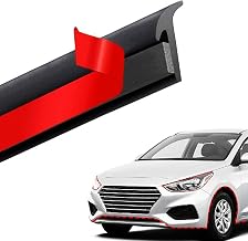 Vehicle Molding 5m 5mm*7mm T-shaped Universal Gap Filler Aero Molding Headlight Door Wind Noise Prevention Improved Airtightness Dustproof Decorative Rubber Seal Strip Free Cut
