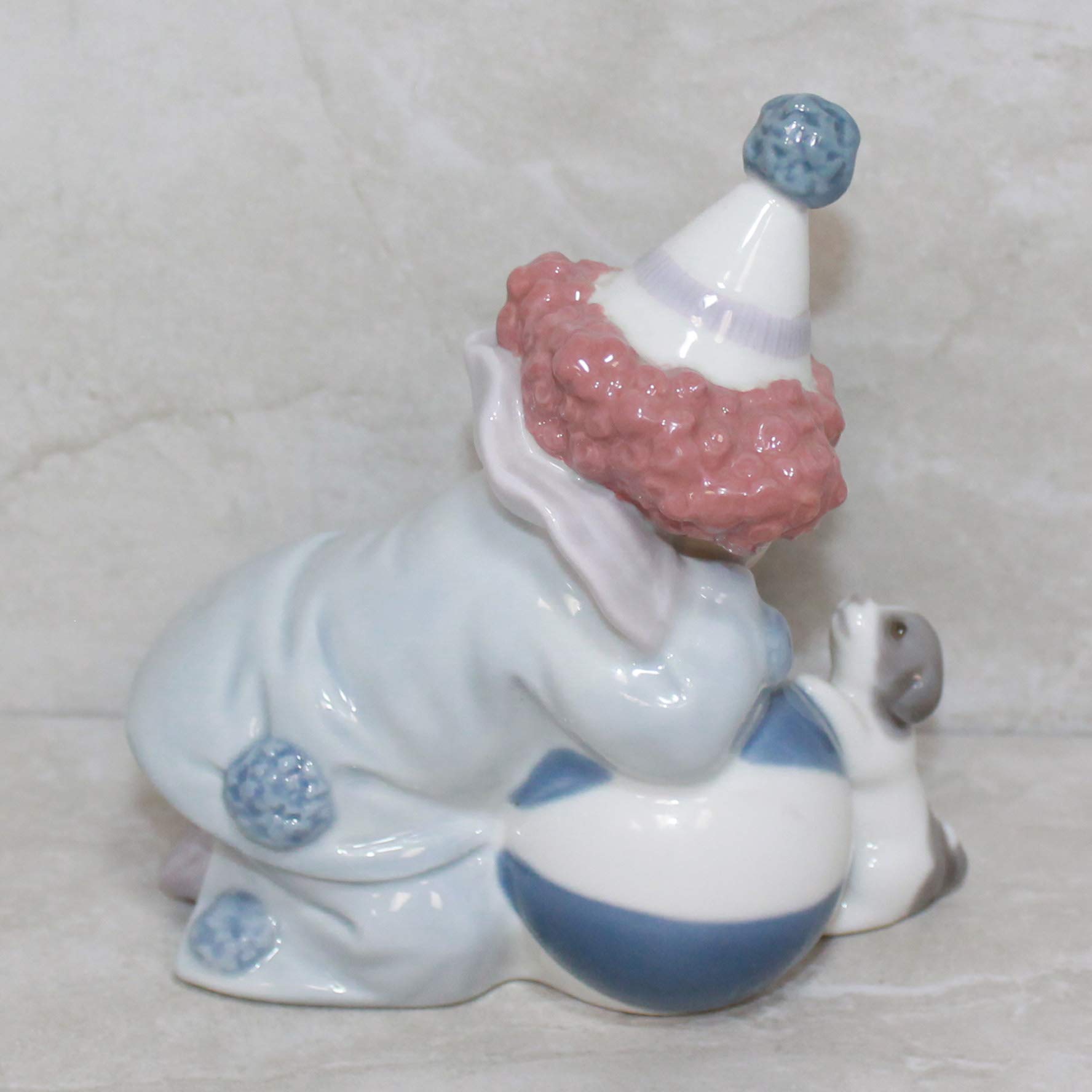 【美品】LLADRO リヤドロ　5278 子犬とボールを持つピエロ　仔犬　ピエロ Amazon.com: Lladro Figurine: 5278 Pierrot w/Puppy & Ball
