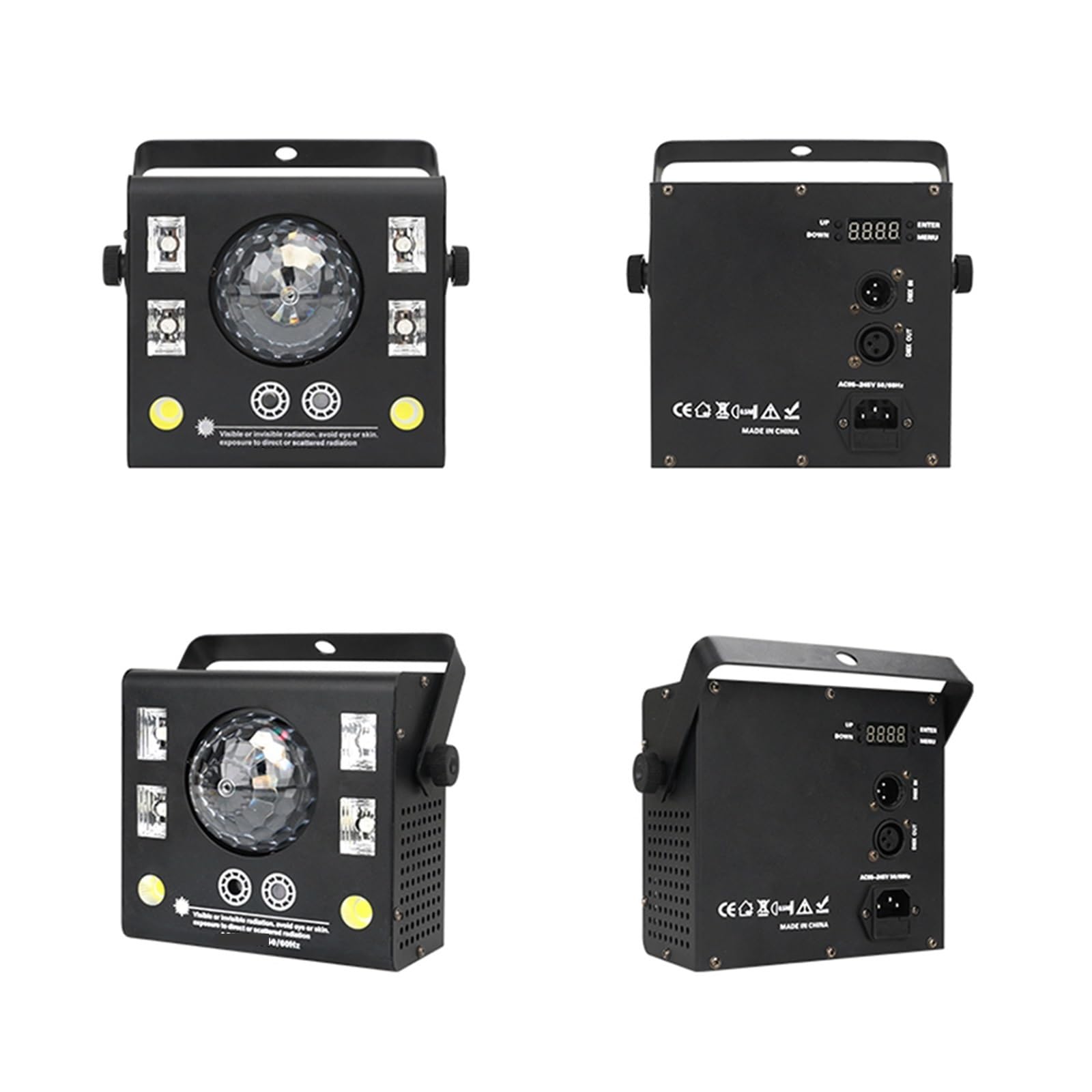 Oświetlenie na imprezę 50W 4w1 kontroler stroboskop magiczna kula UV czarny efekt oświetlenia scenicznego dla DJ Disco Holiday Wedding Bar KTV Na imprezy i do klubów