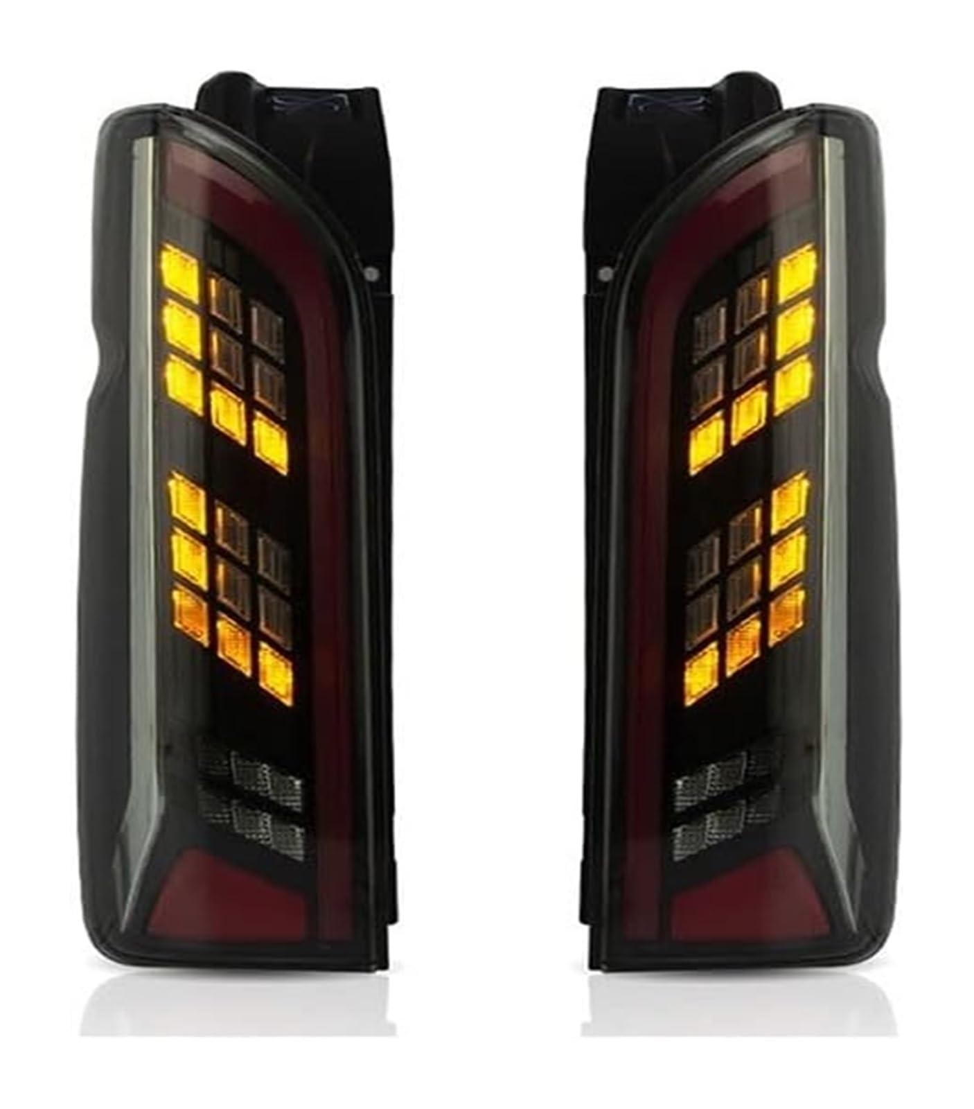 Ciloc Para Toyota Para Hiace 2005-2018 Luz Trasera Coche Freno Trasero Lámparas Señal Luces Marcha Atrás Conjunto Lámpara Modificada Luz Intermitente Retrovisor Lateral