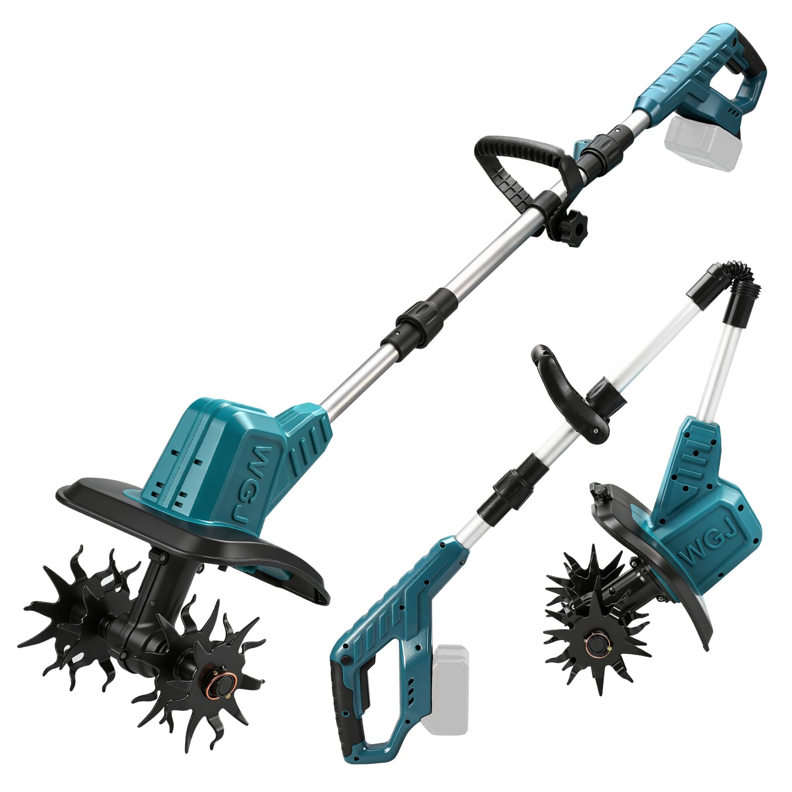 Amazon | 電動耕運機 充電式耕うん機(耕運幅20cm/耕深15cm) 家庭用 