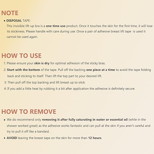 Miniatura 6 de Sujetador adhesivo adhesivo de levantamiento de senos invisible para copa A-E pecho grande
