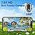 Smart Bird Feeder with Camera & AI Identifies 11,000+ Species, Solar Panel Included, 2.8K HD Live View,IP66 Waterproof 64GB Memory Wireless Outdoor Bird House, Ideal Gift for All