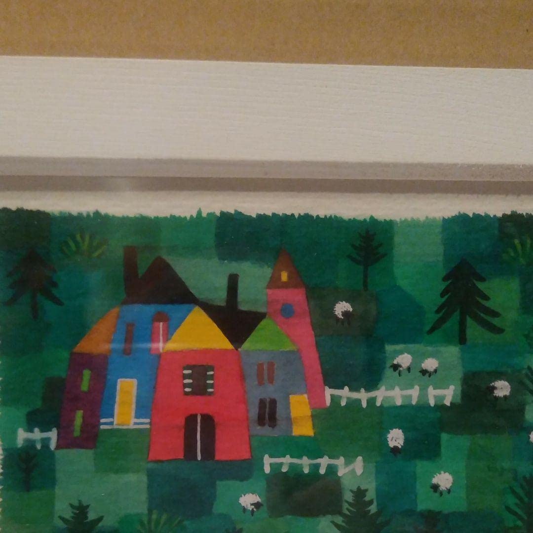 水彩画、風景「緑深めて」若松愛子 水彩画、風景「緑深めて」若松愛子