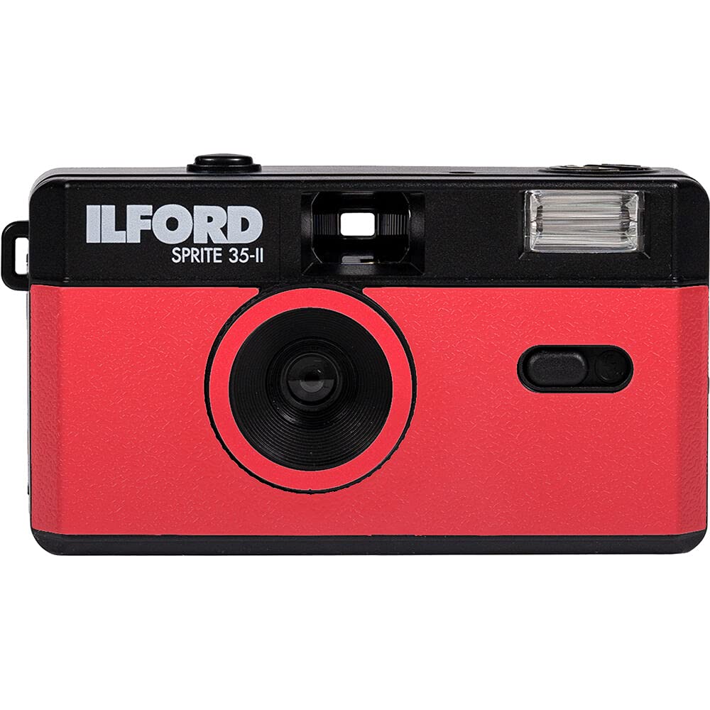 Ilford Sprite 35-II Kamera, rot&schwarz