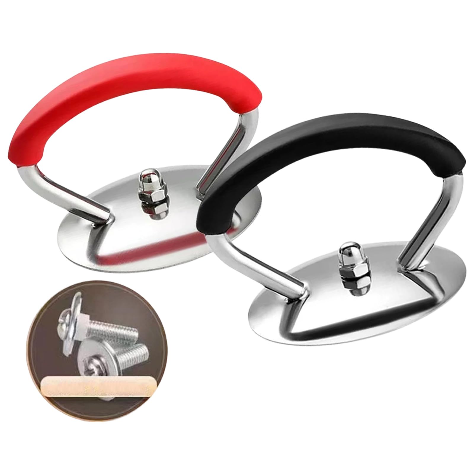 MURYE 2PCS Safe Kitchen Grip Lid Knob Stainless Steel and Ergonomic Design Ergonomic Pan Cover Cap Handle Pots Lid Handle